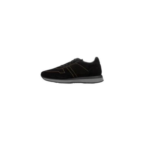 Stijlvolle Sneakers voor Mannen en Vrouwen Poche Paris , Black , Heren