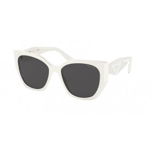 Stijlvolle zonnebril in kleur 1425S0 Prada , White , Dames