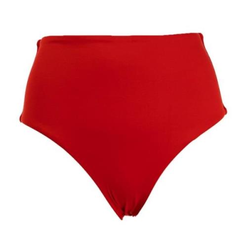 Hoog getailleerde rode bikinibroekjes Trussardi , Red , Dames