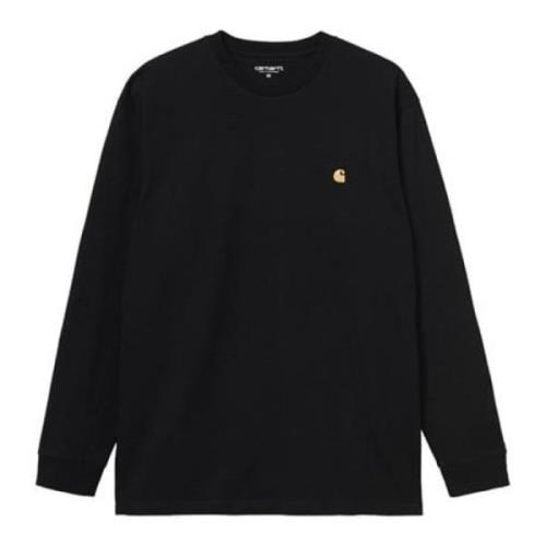 Chase Longsleeve T-Shirt Zwart Carhartt Wip , Black , Heren