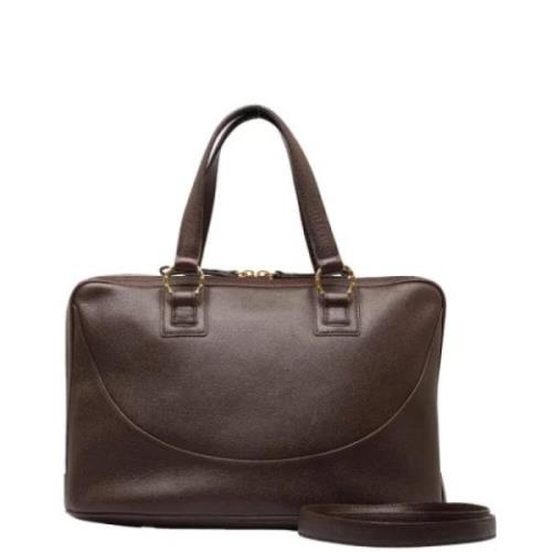 Pre-owned Fabric handbags Bvlgari Vintage , Brown , Dames