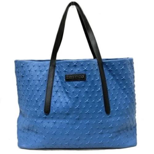 Pre-owned Fabric totes Jimmy Choo Pre-owned , Blue , Dames