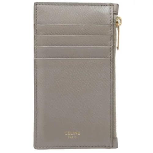 Pre-owned Canvas wallets Celine Vintage , Gray , Dames