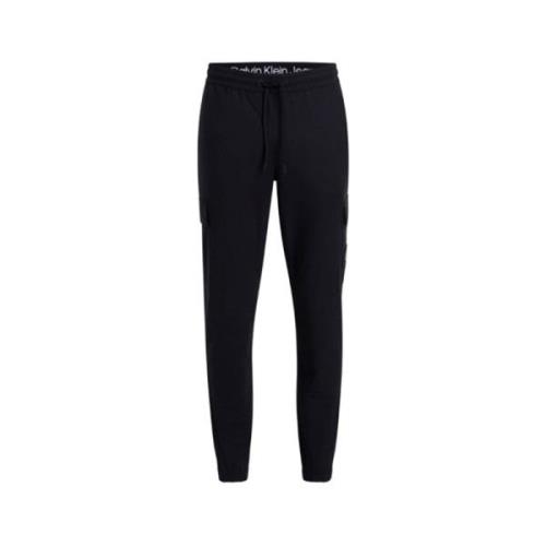 Zwarte Broek Modern Veelzijdig Stijlvol Calvin Klein , Black , Heren