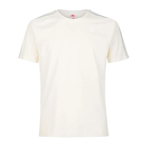 Korte Mouw T-shirt Kappa , White , Dames