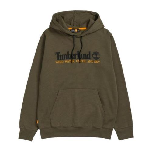 Hoodie Timberland , Green , Heren