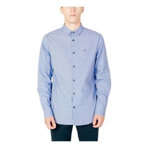 Blauw Herenshirt Armani Exchange , Blue , Heren