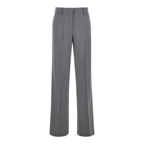 Grijze Broek Pantalone/Pants Msgm , Gray , Dames