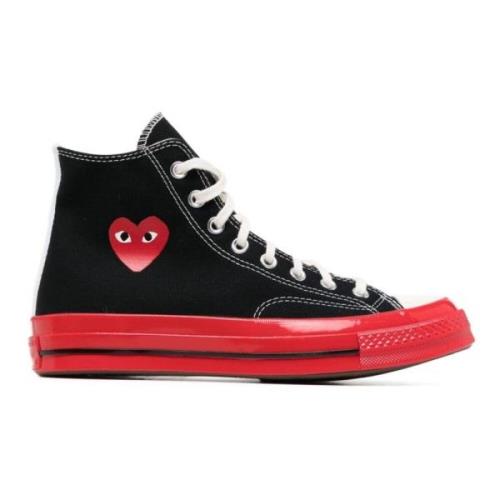 Chuck Taylor 1970s Hoge Sneakers Comme des Garçons Play , Black , Here...