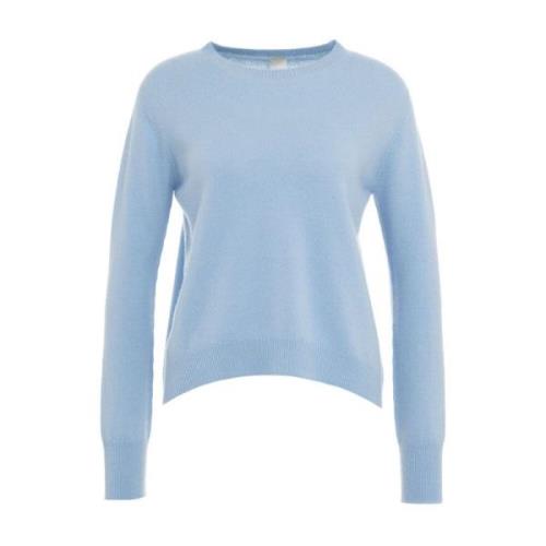 Blauwe Gebreide Trui Aw24 MVM , Blue , Dames