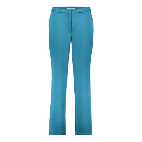 Elegante broek met zijsplitten Betty & Co , Blue , Dames