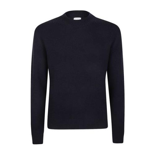 Wollen Crewneck Trui Eleventy , Black , Heren