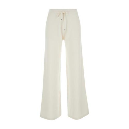 Cashmere Joggers in Wit Eleventy , White , Dames