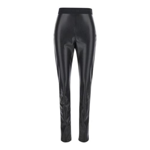 Zwarte Broek Pantalone/Pants Msgm , Black , Dames