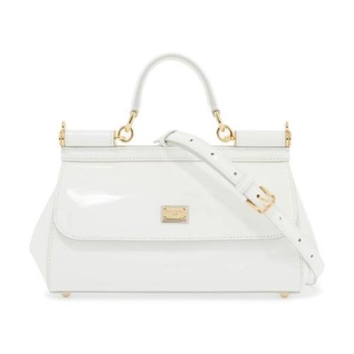 Luipaardprint Handtas met Bigalvanica Logo Dolce & Gabbana , White , D...