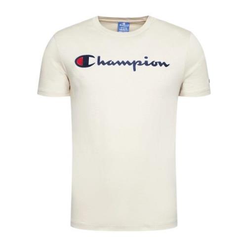 Korte Mouw T-shirt Champion , White , Heren