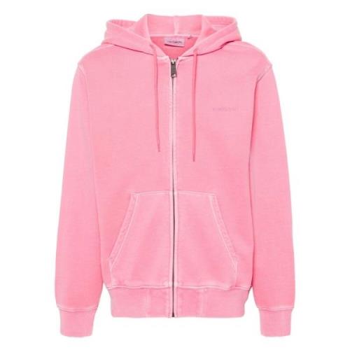 Script Hooded Duster Jas Carhartt Wip , Pink , Heren