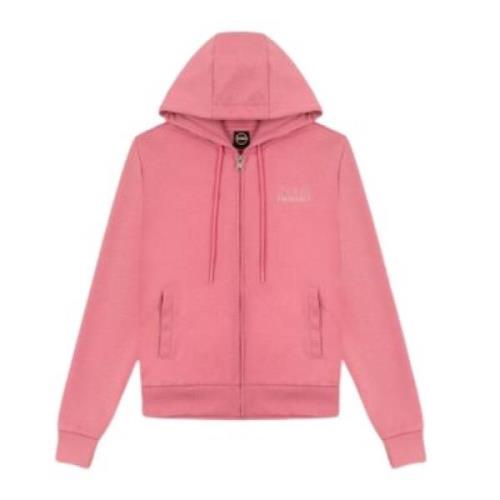 Roze Hoodie met rits Colmar , Pink , Dames