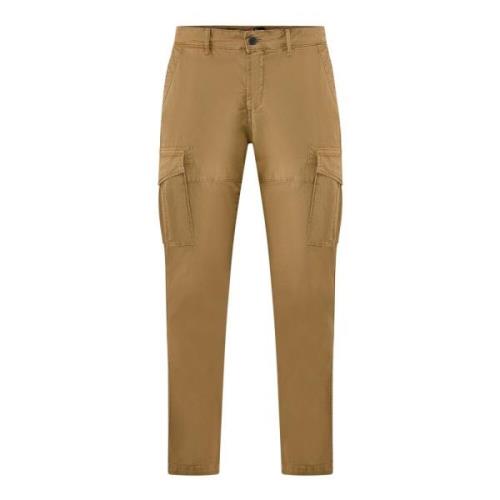 Stretch Cargo Broek BomBoogie , Brown , Heren