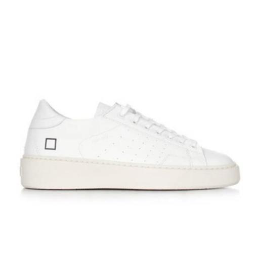 Witte Sneakers Levante Calf D.a.t.e. , White , Heren