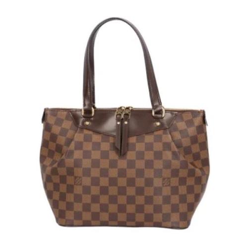 Pre-owned Canvas shoulder-bags Louis Vuitton Vintage , Brown , Dames