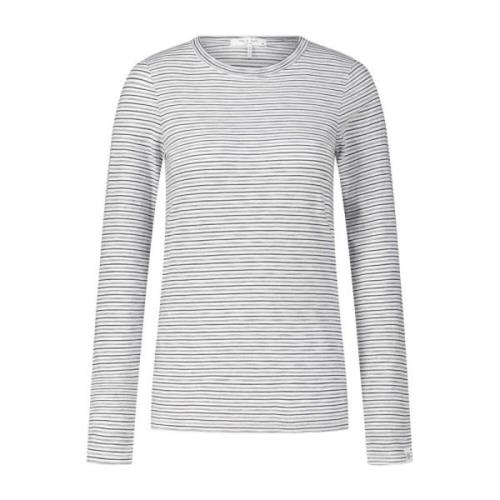 Gestreept Langarmshirt Rag & Bone , White , Dames