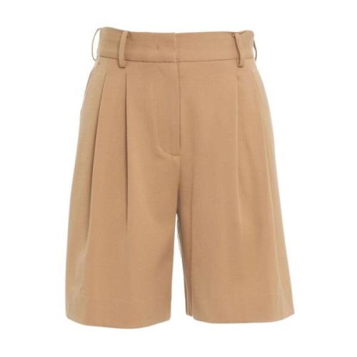 Beige Bermuda Shorts Verhoog Zomer Garderobe Staud , Beige , Dames