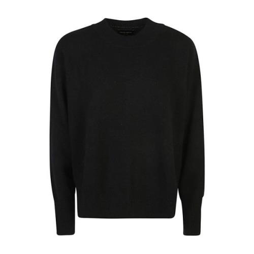 Zwarte Sweaters voor Mannen Roberto Collina , Black , Dames