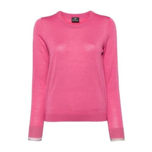 Roze Wollen Trui PS By Paul Smith , Pink , Dames