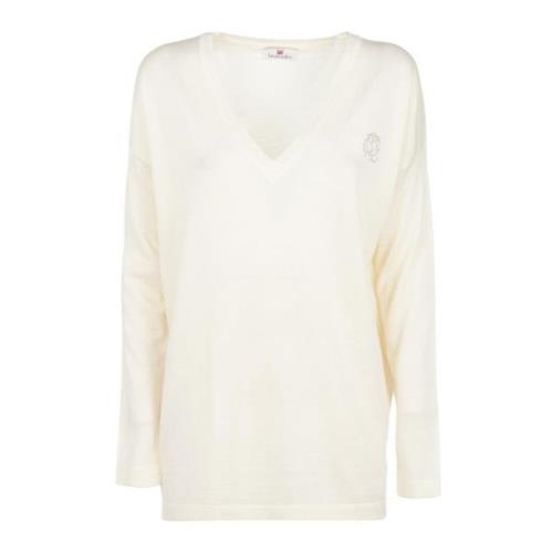 Dames Wollen Trui - Wit Outlet Prijs Braccialini , White , Dames