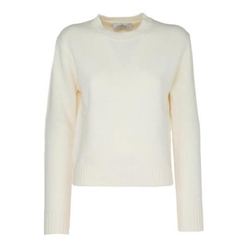 Wol Cashmere Sweater Monica Vicario Cinque , White , Dames