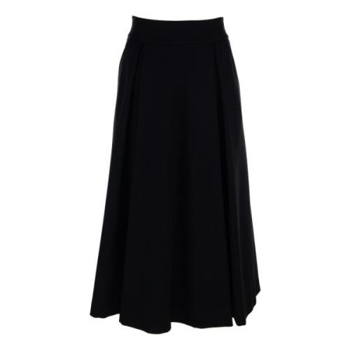 Tulip-vormige rok in Milano-stitch Vicario Cinque , Black , Dames