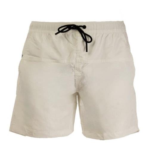 Heren Zomer Boxer Zwemkleding Wit Bikkembergs , White , Heren