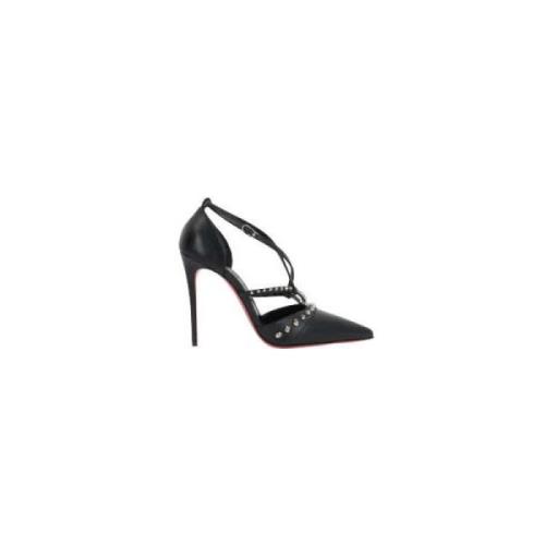 Zwart Kidskin Hak 100mm Italië Christian Louboutin , Black , Dames