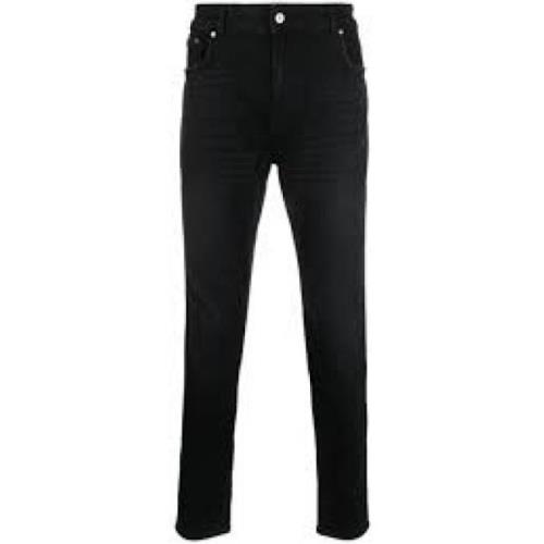 Essential Denim Black Jeans Represent , Black , Heren