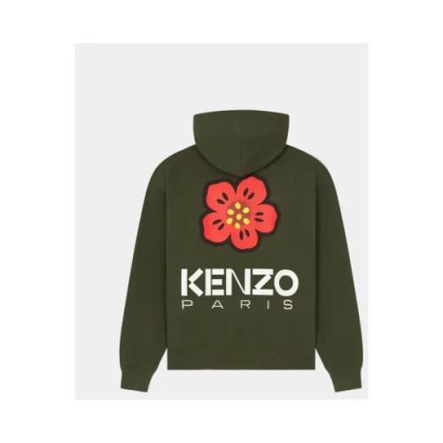 Oversize Bloemen Sweatshirt Kenzo , Green , Heren