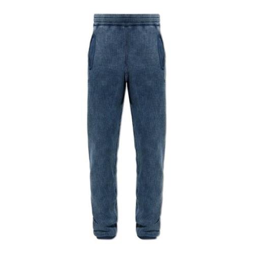 Broek met P-Waf-Tar logo Diesel , Blue , Heren