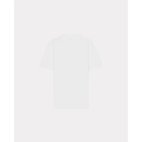 Geborduurd Bloemen Poloshirt Kenzo , White , Heren