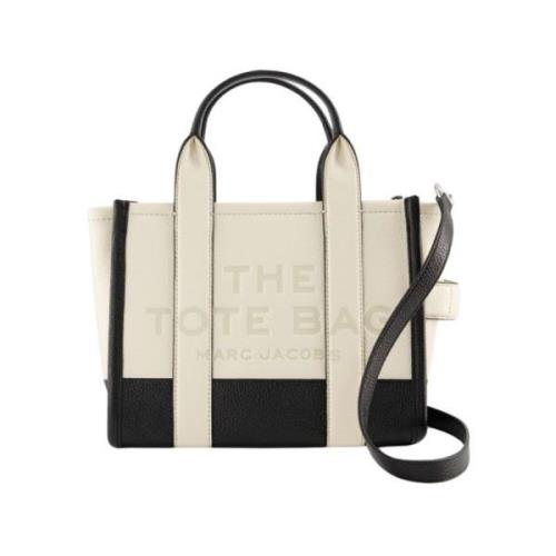 Ivoor Leren Kleine Tote Tas Marc Jacobs , White , Unisex