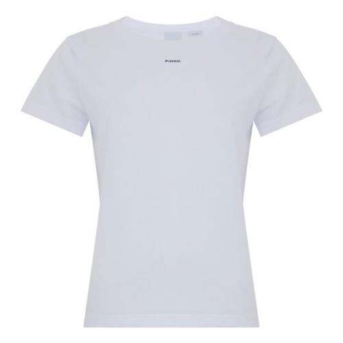 Witte T-shirts en Polos Pinko , White , Dames