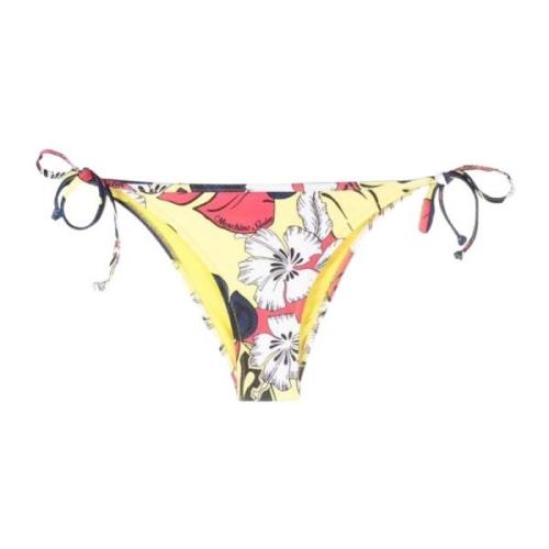 Koraalrode bloemenbikini zwemkleding Moschino , Multicolor , Dames