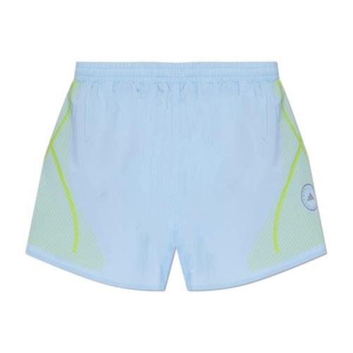 Logo shorts Adidas by Stella McCartney , Blue , Dames