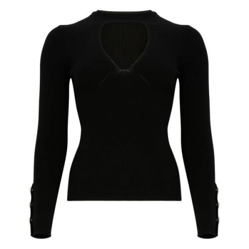 Zwarte Sweater Collectie Pinko , Black , Dames