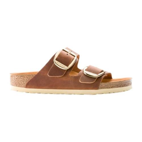 Bruine Sandalen voor Zomer Outfits Birkenstock , Brown , Dames