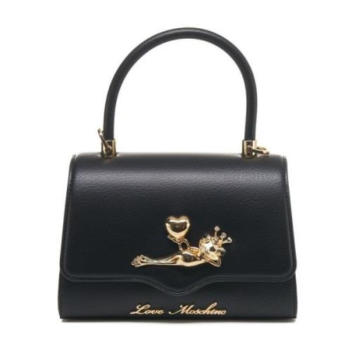 Zwarte handtas Aw24 Love Moschino , Black , Dames