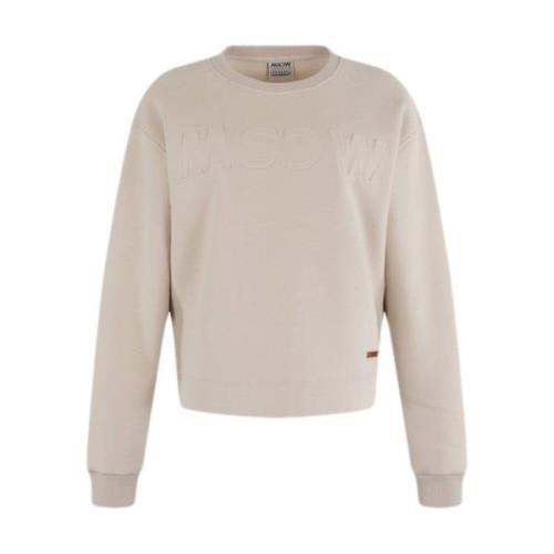 Logo Sweater Moscow , Beige , Dames