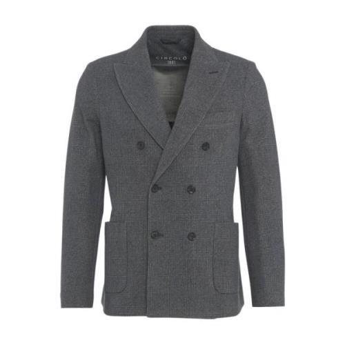 Grijze Blazer Aw24 Herenkleding Circolo 1901 , Gray , Heren