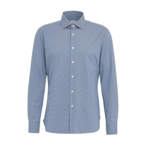 Blauwe Shirts Aw24 Gender , Blue , Heren