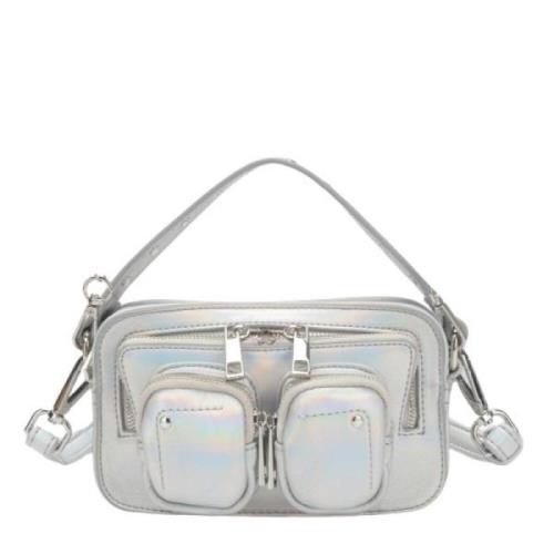 Iridescent Crossbody Tas Núnoo , White , Dames