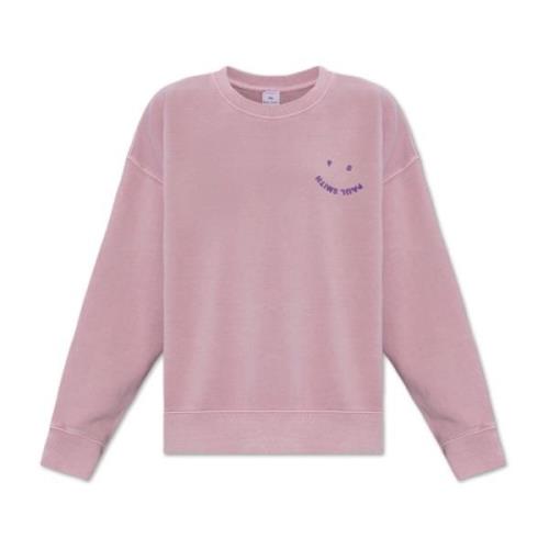 Sweatshirt met logo PS By Paul Smith , Pink , Dames